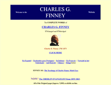 Tablet Screenshot of charlesgfinney.com